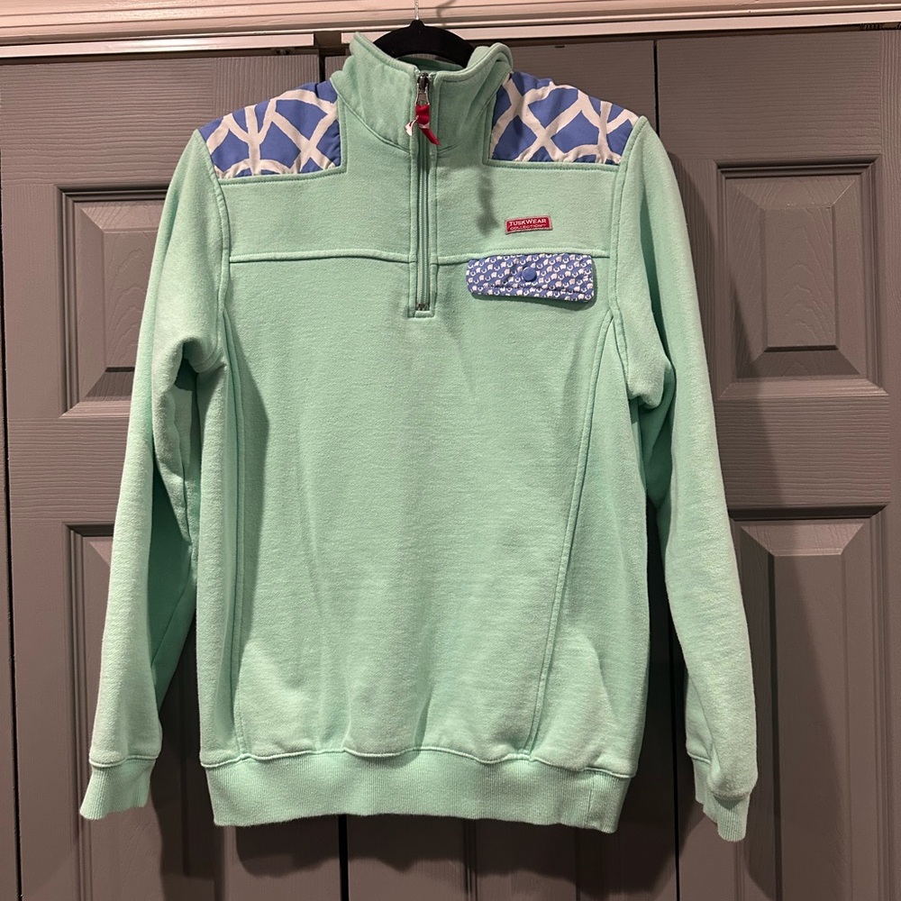 Tusk Wear Mint Green Women's Pullover Jacket